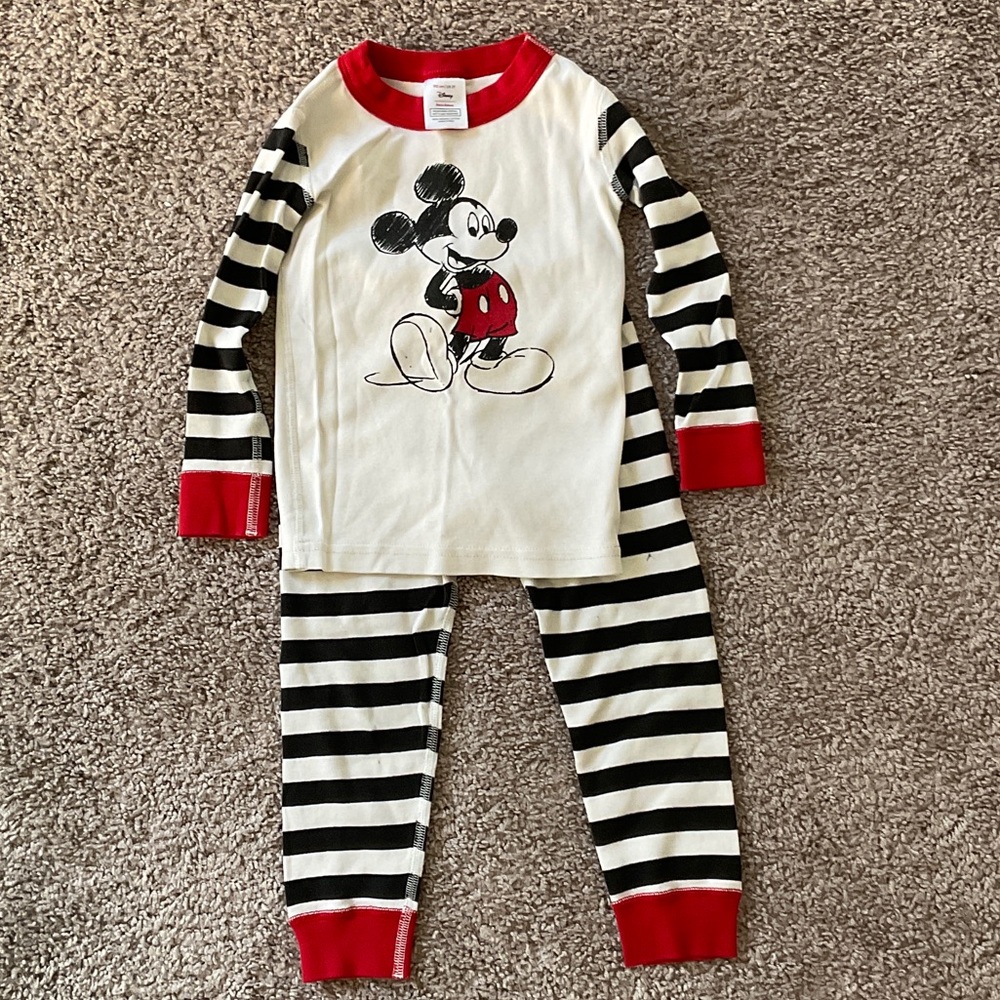 DISNEY MICKEY MOUSE Kids Pajama Set, 3T